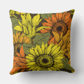 ひまわり クッション (裏面)