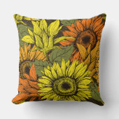 ひまわり クッション (正面)
