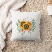 ひまわり クッション (ブランケット)