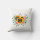 ひまわり クッション (裏面)