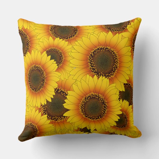 ひまわり クッション (裏面)