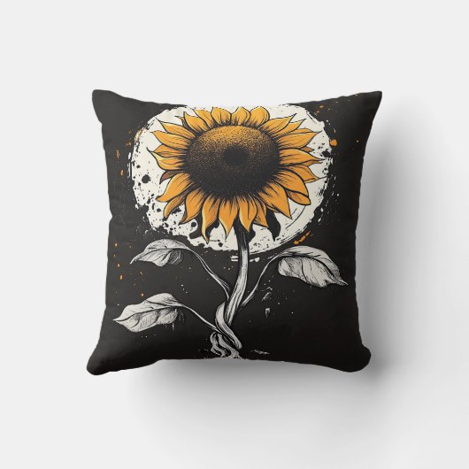 ひまわり クッション (裏面)