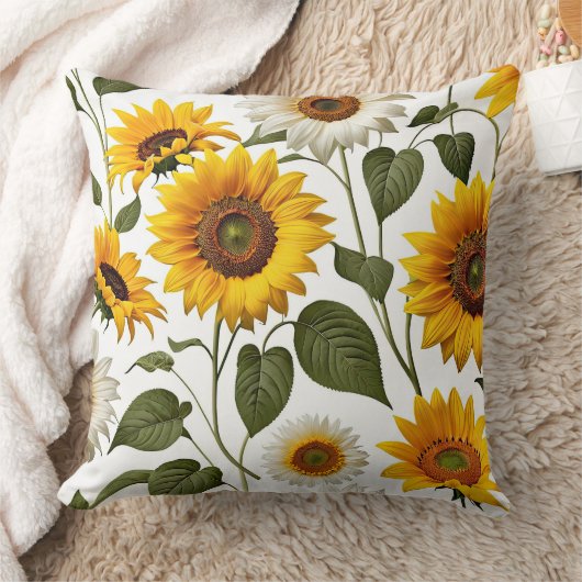 ひまわり クッション (ブランケット)