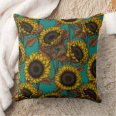 ひまわり クッション (ブランケット)