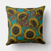 ひまわり クッション (裏面)