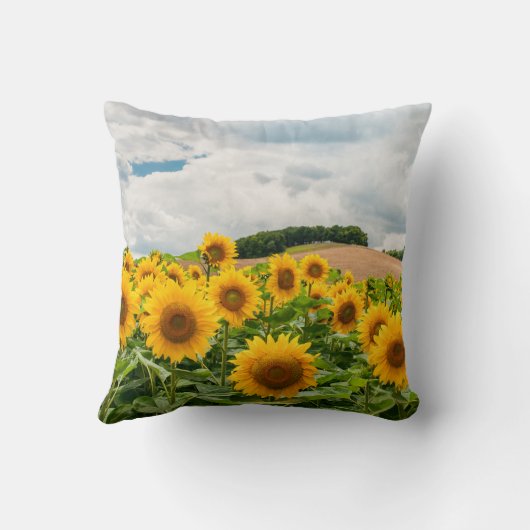 ひまわり クッション (裏面)