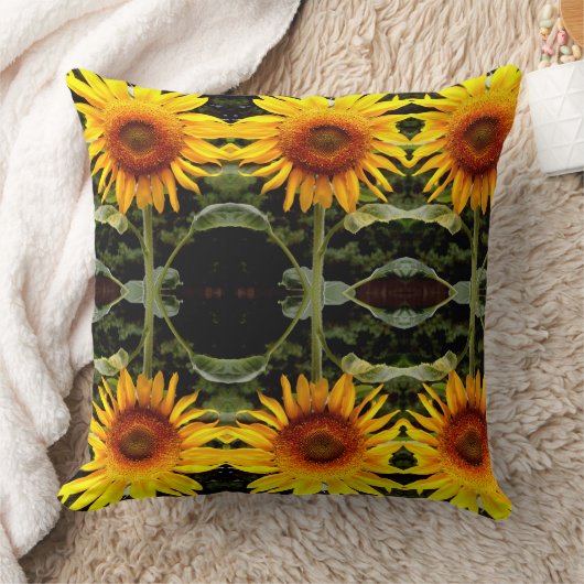ひまわり クッション (ブランケット)