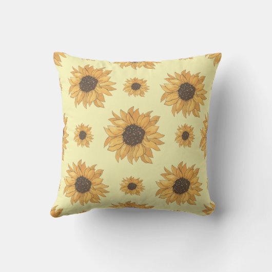 ひまわり クッション (裏面)