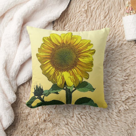 ひまわり クッション (ブランケット)