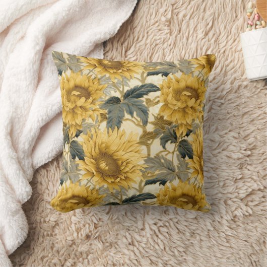 ひまわり クッション (ブランケット)