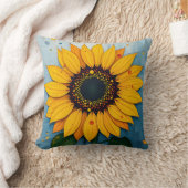 ひまわり クッション (ブランケット)