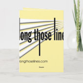 「ひまわり」グリーティングカード カード (裏面)