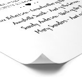 ひまわり グリーン 敬愛のメモリー ウェディングサイン ポスター (角)