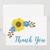ひまわり グレイス サンキューカード (正面/裏面)