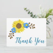 ひまわり・グレース サンキューカード (スタンド正面)