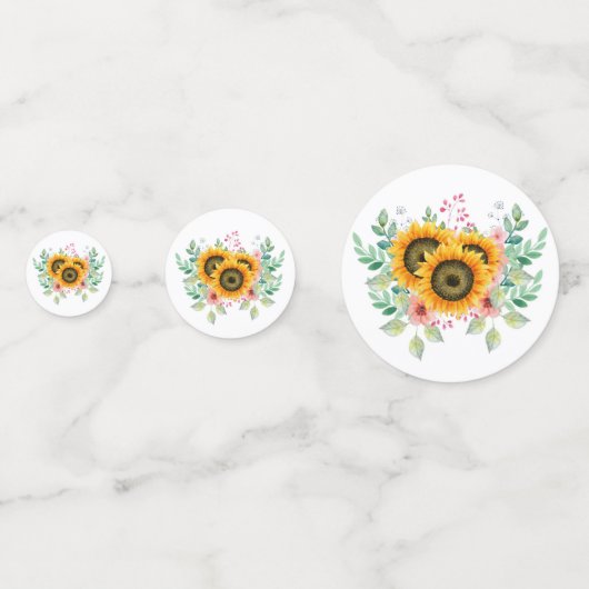 ひまわり コンフェッティ (裏面)