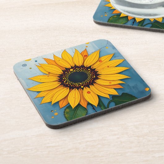 ひまわり コースター (左側)