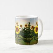 ひまわり コーヒーマグカップ (正面右)