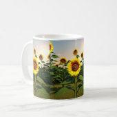 ひまわり コーヒーマグカップ (正面左)