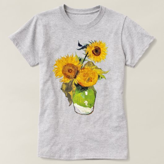 ひまわり | ゴッホ | Tシャツ (デザイン正面)