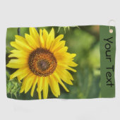 ひまわり ゴルフタオル (横)