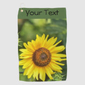 ひまわり ゴルフタオル (正面)