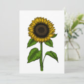 ひまわり サンキューカード (スタンド正面)