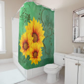 ひまわり シャワーカーテン (インサイチュ)
