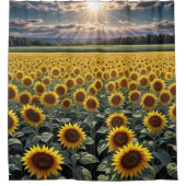 ひまわり シャワーカーテン (正面)