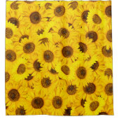 ひまわり シャワーカーテン (正面)