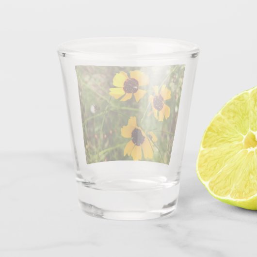 ひまわり ショットグラス (裏面)