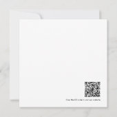 ひまわり シンプル モダン ウェディング セーブザデート (裏面)