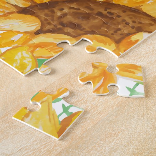 ひまわり ジグソーパズル (側面)