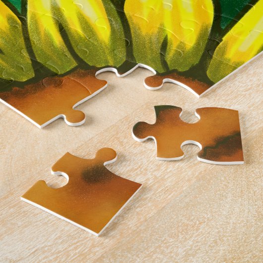 ひまわり ジグソーパズル (側面)