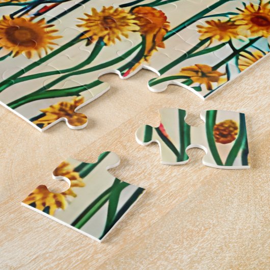 ひまわり ジグソーパズル (側面)