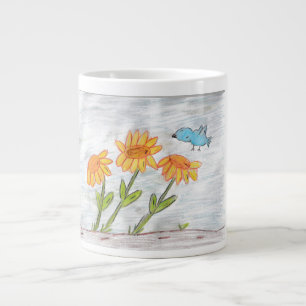 ひまわり ジャンボコーヒーマグカップ