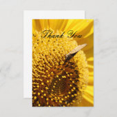 ひまわり スキッパー 感謝カード (正面/裏面)