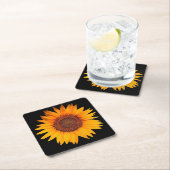 ひまわり スクエアペーパーコースター (インサイチュ)