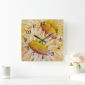 ひまわり スクエア壁時計 (ホーム)