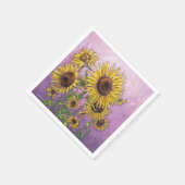 ひまわり スタンダードカクテルナプキン (角)