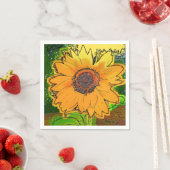 ひまわり スタンダードカクテルナプキン (インサイチュ)