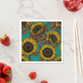 ひまわり スタンダードカクテルナプキン (インサイチュ)