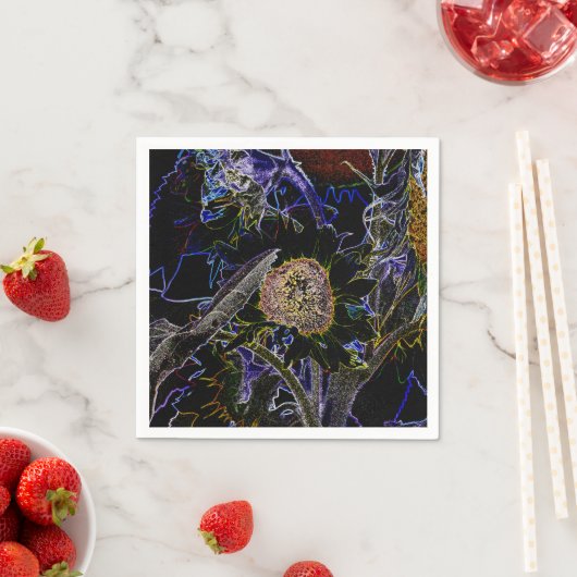 ひまわり スタンダードカクテルナプキン (インサイチュ)