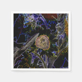 ひまわり スタンダードカクテルナプキン (正面)