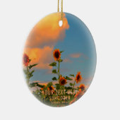 ひまわり セラミックオーナメント (右)