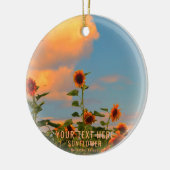 ひまわり セラミックオーナメント (左)