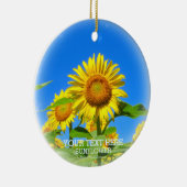 ひまわり セラミックオーナメント (右)