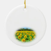 ひまわり セラミックオーナメント (裏面)