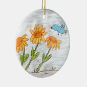 ひまわり セラミックオーナメント (右)