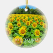 ひまわり セラミックオーナメント (正面)